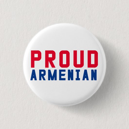 stolz Armenisch Button (Vorderseite)