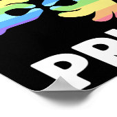 Stolz. Asl Awareness Hand Sign Language Deaf Prix Poster (Ecke)