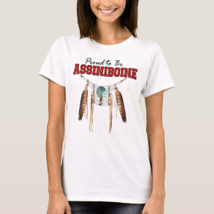 Stolz, Assiniboine entspannter Sitz-Jersey-T - T-Shirt