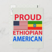 Stolz-Äthiopier Postkarte (Vorne/Hinten)