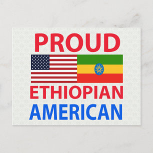 Stolz-Äthiopier Postkarte