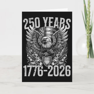 Stolz auf 250 Jahre Freiheit 1776-2026 Unabhängigk Karte