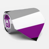 Stolz auf Asexualität Krawatte (Gerollt)