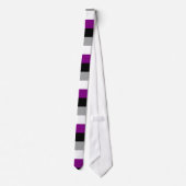 Stolz auf Asexualität Krawatte (Rückseite)