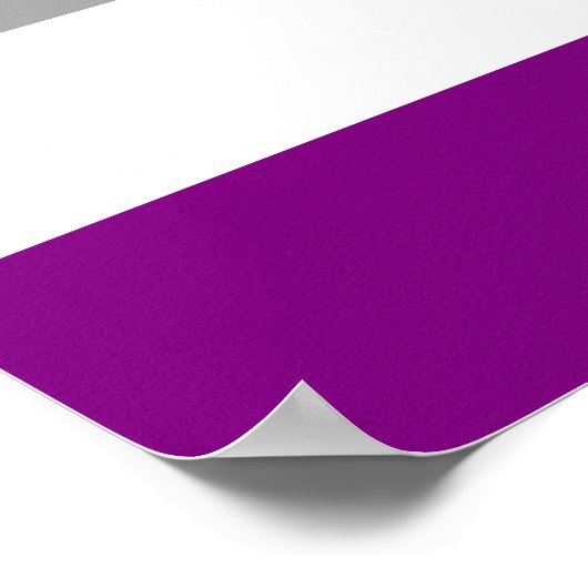 Stolz auf Asexualität Poster (Ecke)