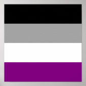 Stolz auf Asexualität Poster (Vorne)