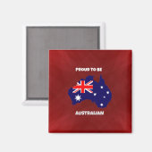 Stolz auf Australier Magnet (Vorderseite/Rückseite)