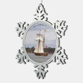 Stolz auf Ball oder Schneeflocke Baltimore II Schneeflocken Zinn-Ornament (Rechts)