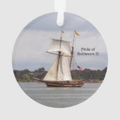Stolz auf Baltimore II Acrylschmuck Ornament (Rückseite)