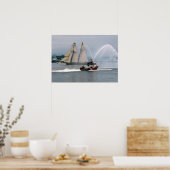 Stolz auf Baltimore und Feuerboot Poster (Küche)