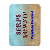 Stolz auf Cherokee Magnet (Vertikal)