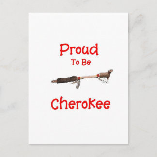 Stolz auf Cherokee Postkarte