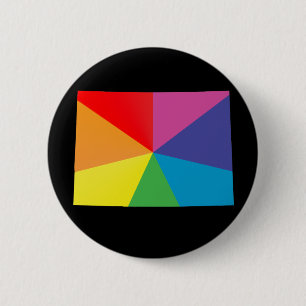 Stolz auf Colorado. verworren. Button