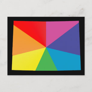 Stolz auf Colorado. verworren. Postkarte