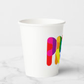 Stolz auf das Design Pappbecher (Vorderseite)