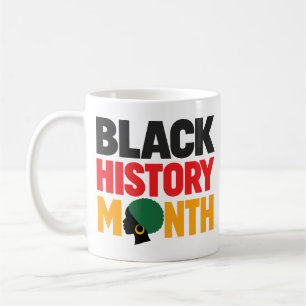 Stolz auf das kulturelle Erbe des Schwarze Geschic Kaffeetasse