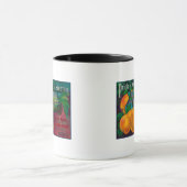 Stolz auf das Pear Crate LabelLocke, CA Tasse (Zentrum)