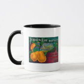 Stolz auf das Pear Crate LabelLocke, CA Tasse (Links)