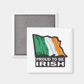 Stolz auf den irischen/St. Patrick's Day Magnet (Vorderseite/Rückseite)