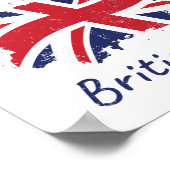 Stolz auf den neuen britischen Bürger, Bürgerfeier Poster (Ecke)