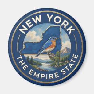 Stolz auf den Staat New York ✦ Erbe des Empire Sta Magnet