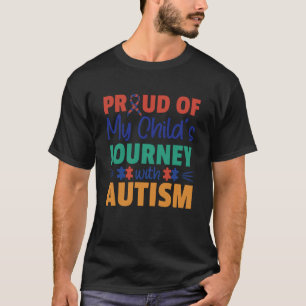 Stolz auf den Weg meines Kindes mit Autismus-Bewus T-Shirt