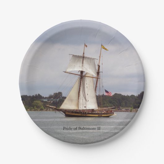 Stolz auf der Papierplatte Baltimore II Pappteller (Vorderseite)