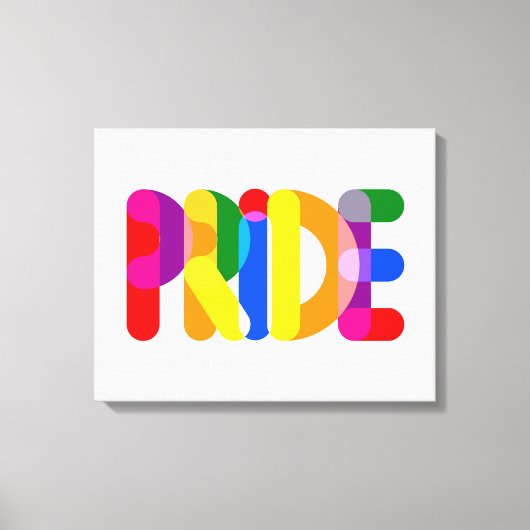 Stolz auf Design Leinwanddruck (Vorderseite)