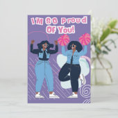 Stolz auf dich einladung (Stehend Vorderseite)