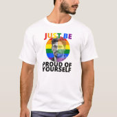 Stolz auf dich - Gay Pride Hispanic Male T-Shirt (Vorderseite)
