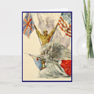 Stolz auf dich Soldat Vintage Karte