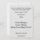 Stolz auf dich...., Stolz auf ... Einladung (Rückseite)