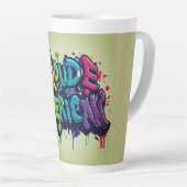 Stolz auf die amerikanische Latte-Tasse Milchtasse (Rechte Ecke)