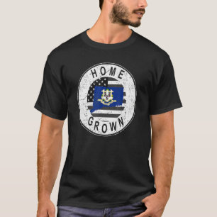 Stolz auf die amerikanische Staatsflagge US Zuhaus T-Shirt