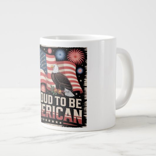 Stolz auf die amerikanische Tasse (Vorderseite Rechts)