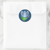 Stolz auf die Blue Blume Stickers (Tasche)