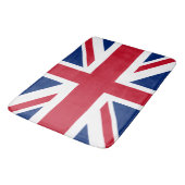 Stolz auf die britische Flagge Badematte (Schrägansicht)