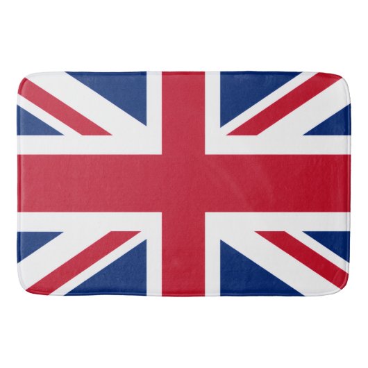 Stolz auf die britische Flagge Badematte (Vorderseite)