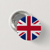 Stolz auf die britische Flagge Button (Vorne & Hinten)