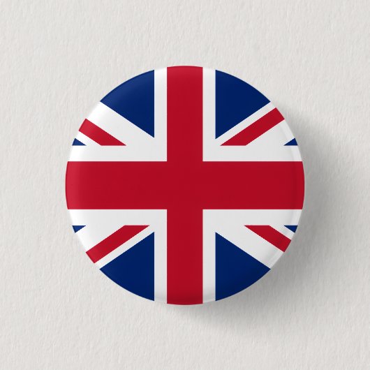Stolz auf die britische Flagge Button (Vorderseite)