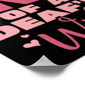 Stolz auf die Ehefrau eines DefF-Handschrift Poster (Ecke)