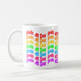 Stolz auf die LGBTQ+-Farben des Regenbogens Kaffeetasse