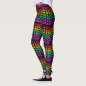 Stolz auf die LGBTQ+-Farben des Regenbogens Leggings (Links)