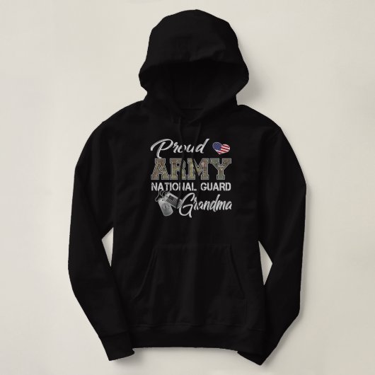 Stolz auf die Nationalgarde der Großarmee Hoodie (Design vorne)