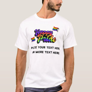 Stolz auf die personalisierte LGBTQIA+ T-Shirt