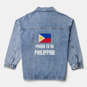 Stolz auf die Philippinen Jeansjacke