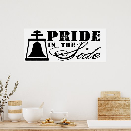 Stolz auf die Seite - Poster (Küche)