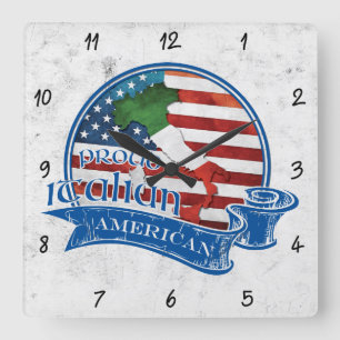 Stolz auf die Uhr des amerikanischen Platzes in It