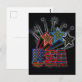 Stolz auf die USA Postkarte (Vorne/Hinten)