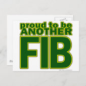 Stolz auf eine andere FIB Postkarte (Vorne/Hinten)
